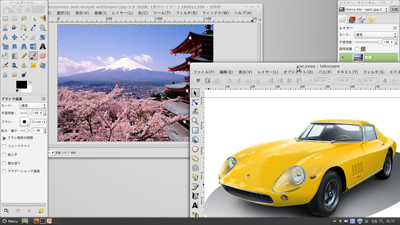 inkscape や GIMP